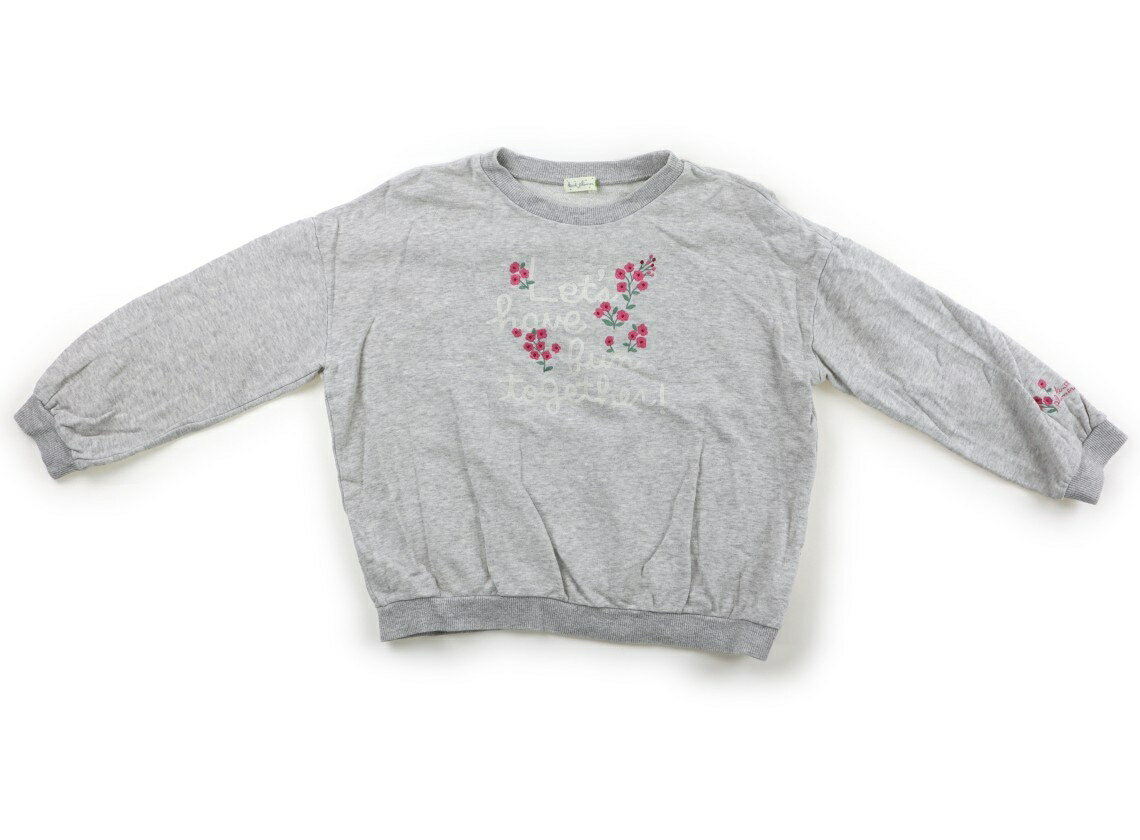 ニットプランナー（KP） Knit Planner(KP) トレーナー・プルオーバー 140 女の子 ライトグレー・ピンク..