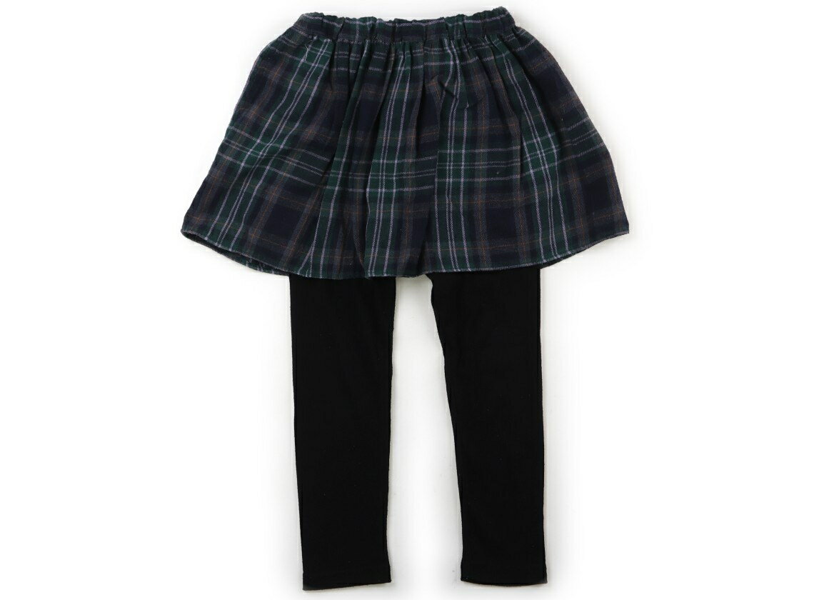 エニィファム anyFAM スカート 120 女の子 チェック柄グリーンネイビー 子供服 ベビー服 キッズ アウトレット ユーズド 【中古】キッズ・ベビー・マタニティ