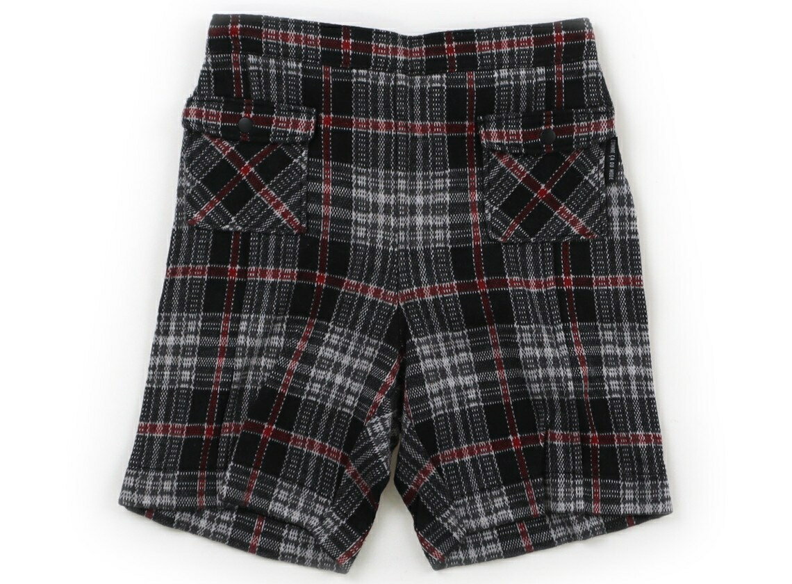 コムサデモード COMME CA DU MODE ショートパンツ 90 男の子 ブラック・チェック 子供服 ベビー服 キッズ アウトレット ユーズド 【中古】キッズ・ベビー・マタニティ
