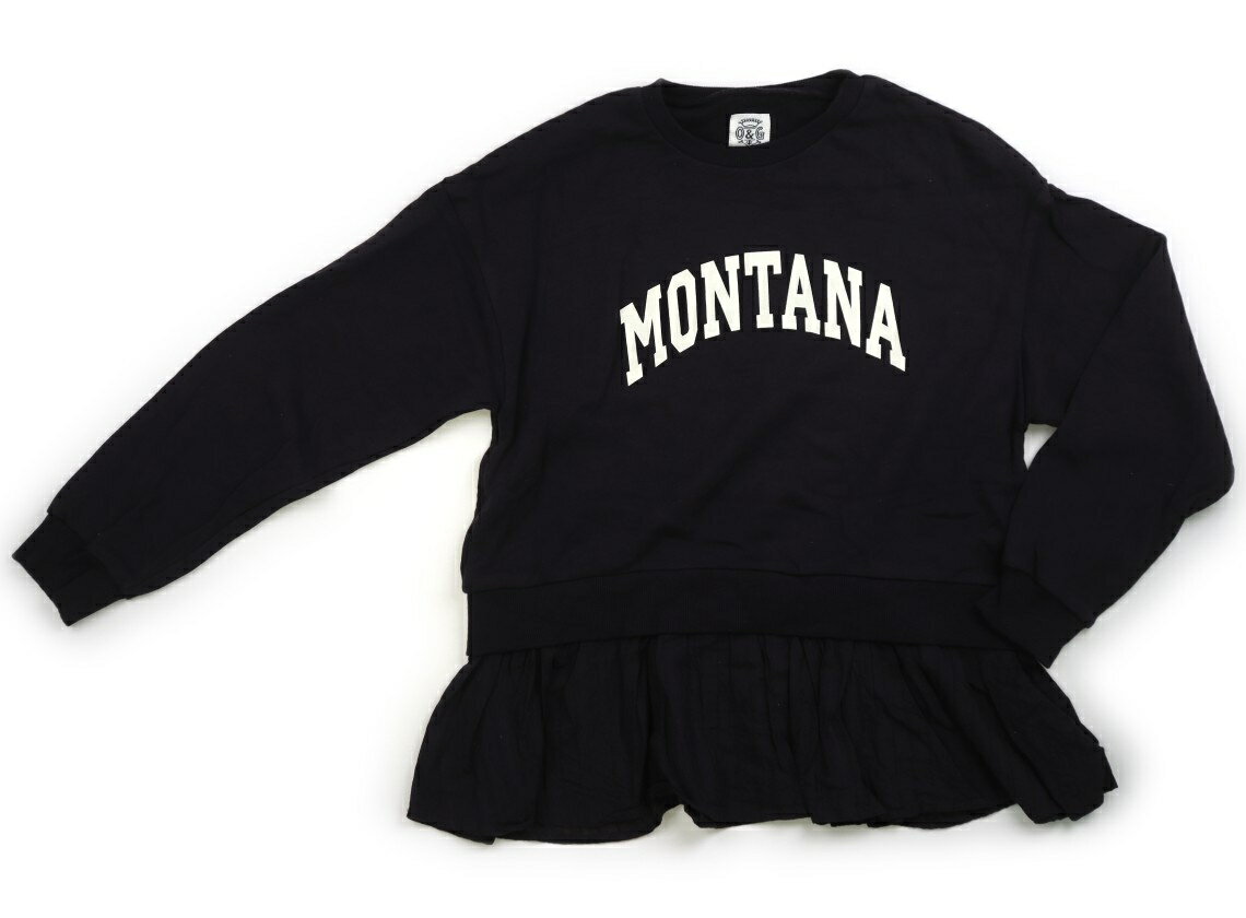 オーシャンアンドグラウンド Ocean & Ground チュニック 160 女の子 チャコールグレー、フリル 子供服 ベビー服 キッズ アウトレット ユーズド 【中古】キッズ・ベビー・マタニティ