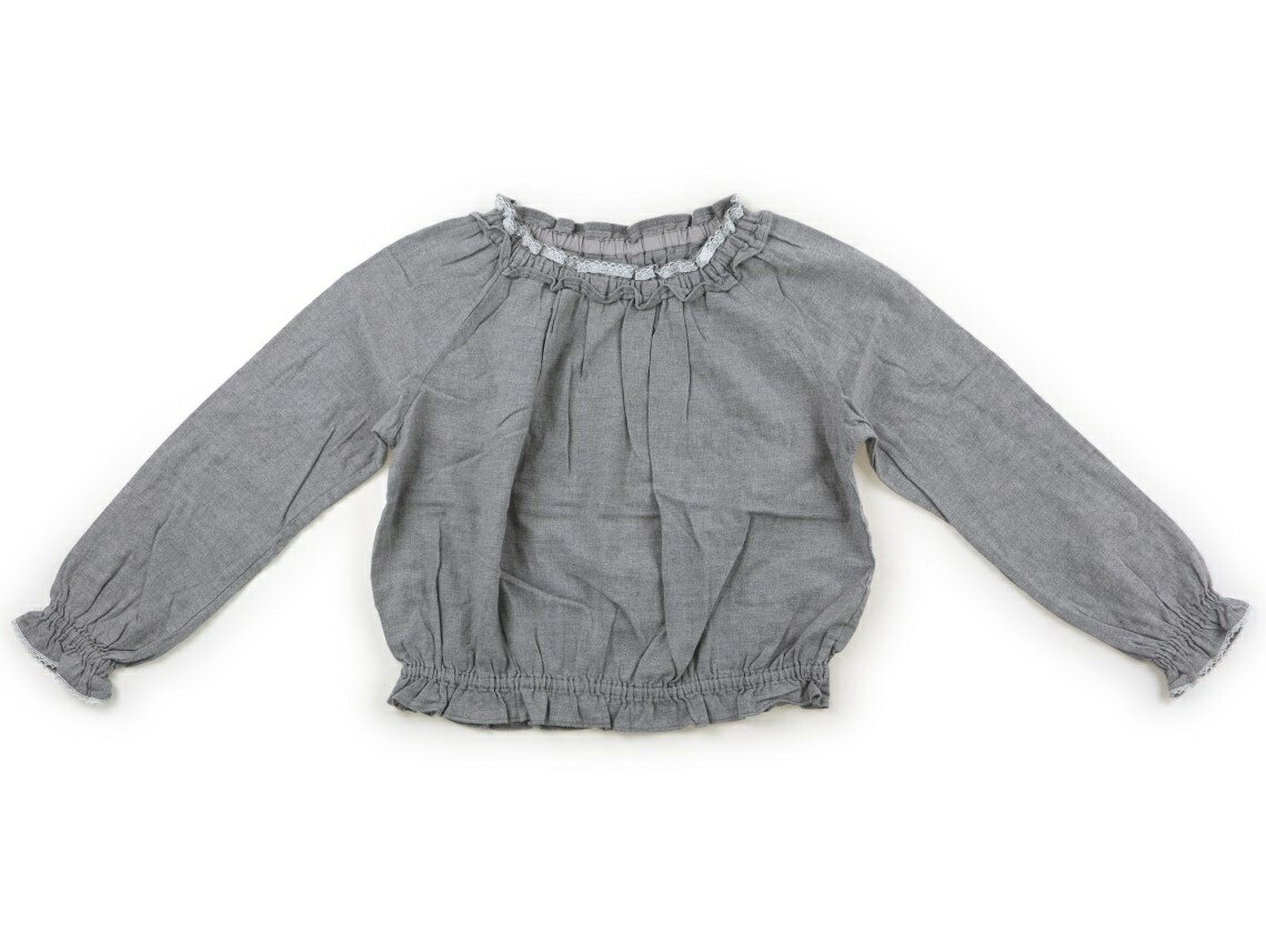 コムサフィユ COMME CA FILLE Tシャツ・カットソー 140 女の子 グレー 子供服 ベビー服 キッズ アウトレット ユーズド 【中古】キッズ・ベビー・マタニティ