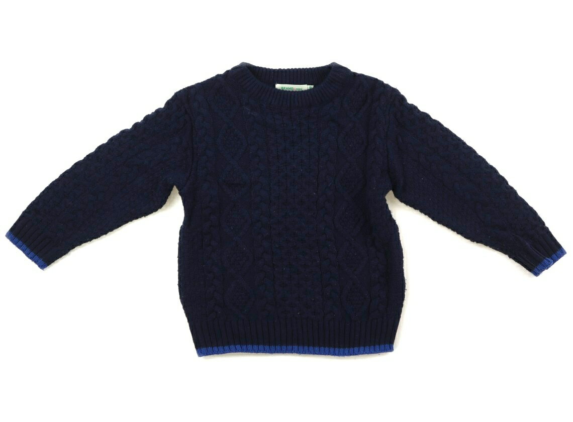 ビームス BEAMS ニット・セーター 100 男の子 ネイビー 子供服 ベビー服 キッズ アウトレット ユーズド 【中古】キッズ・ベビー・マタニティ