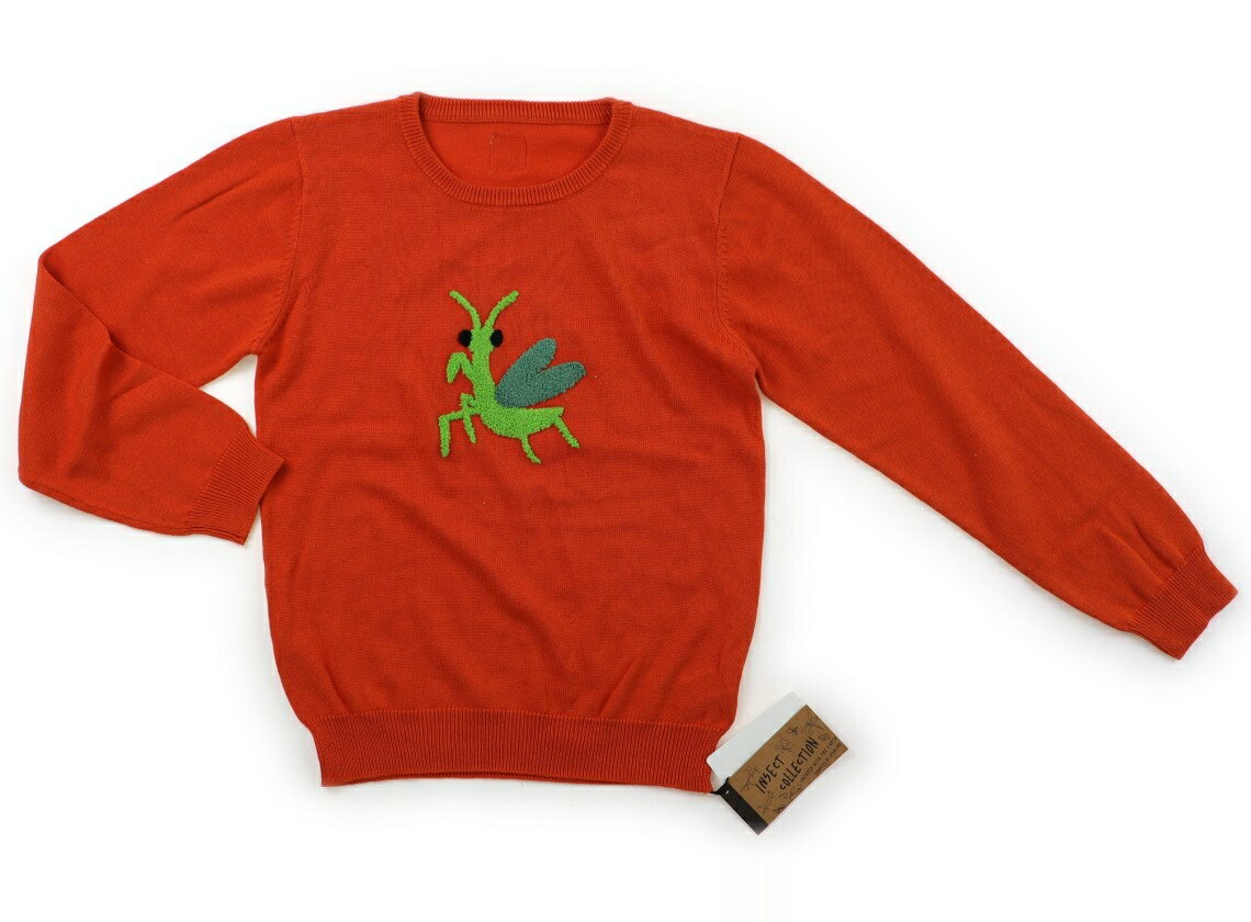 インセクトコレクション Insect Collection ニット・セーター 140 女の子 オレンジ 子供服 ベビー服 キッズ アウトレット ユーズド 【中古】キッズ・ベビー・マタニティ