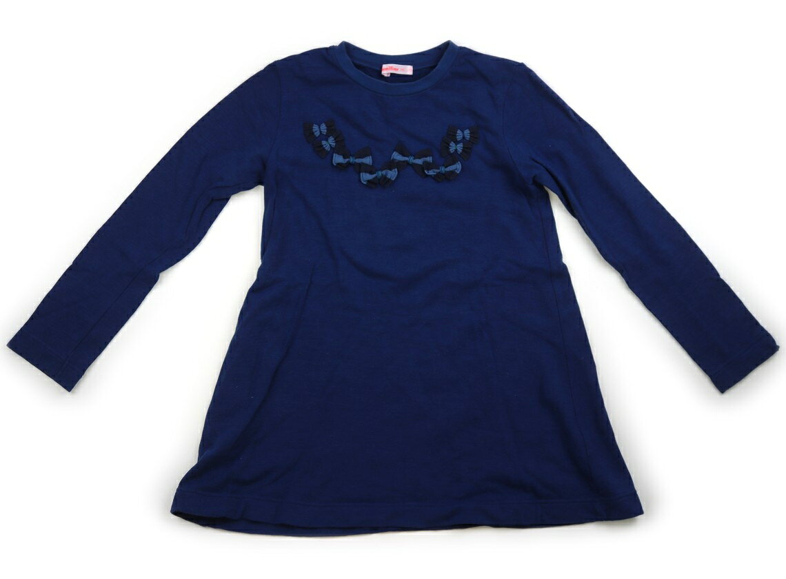ファミリア familiar ワンピース 150 女の子 青 子供服 ベビー服 キッズ アウトレット ユーズド 【中古】キッズ・ベビー・マタニティ