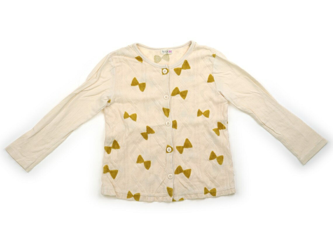 ニットプランナー（KP） Knit Planner(KP) カーディガン 120 女の子 アイボリー 子供服 ベビー服 キッ..