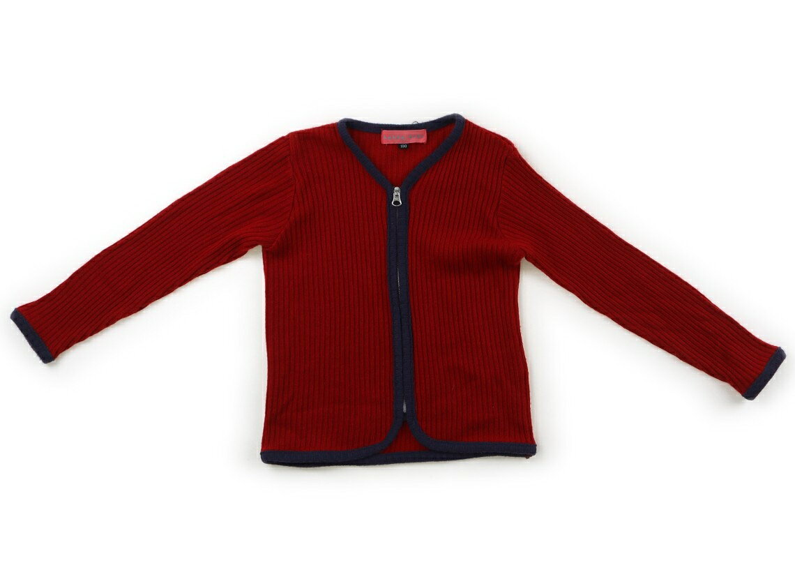 Rakuten - ハッカ HAKKA カーディガン 100 男の子 赤、ネイビー 子供服 ベビー服 キッズ アウトレット ユーズド 【中古】キッズ・ベビー・マタニティ