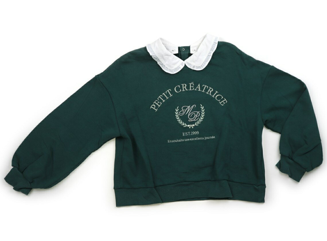 　ブランド 　mezzo piano(メゾピアノ) 　カテゴリー 　トレーナー・プルオーバー 　サイズ 　150サイズ 　色 　グリーン・ホワイト 　状態 　★★★ 　記名 　なし 　ジャンル 　Girl 実際のサイズ表記はMです。襟は取り外し可能。白っぽさ・色褪せが少しありますがまだまだお使い頂けそうです。 ＊【状態】【サイズ】に関しての詳しい説明はこちら