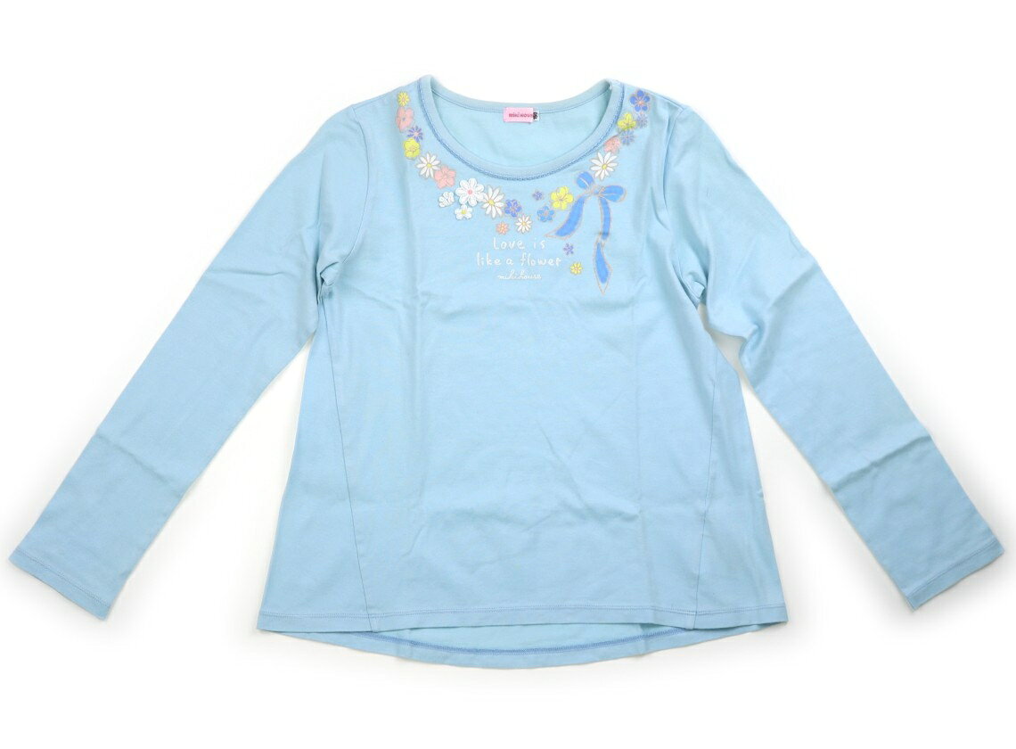 　ブランド 　miki HOUSE(ミキハウス) 　カテゴリー 　Tシャツ・カットソー 　サイズ 　150サイズ 　色 　水色 　状態 　★★ 　記名 　なし 　ジャンル 　Girl 全体に毛羽立ちがあります。腹部、袖に薄く黄色っぽいシミが複数あります。外遊びや洗い替え用にいかがでしょうか？ ＊【状態】【サイズ】に関しての詳しい説明はこちら