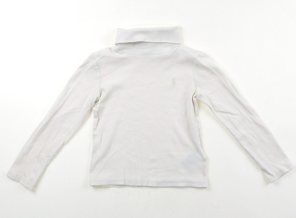 ポロラルフローレン POLO RALPH LAUREN Tシャツ・カットソー 110 女の子 ホワイト 子供服 ベビー服 キッズ アウトレット ユーズド 【中古】キッズ・ベビー・マタニティ