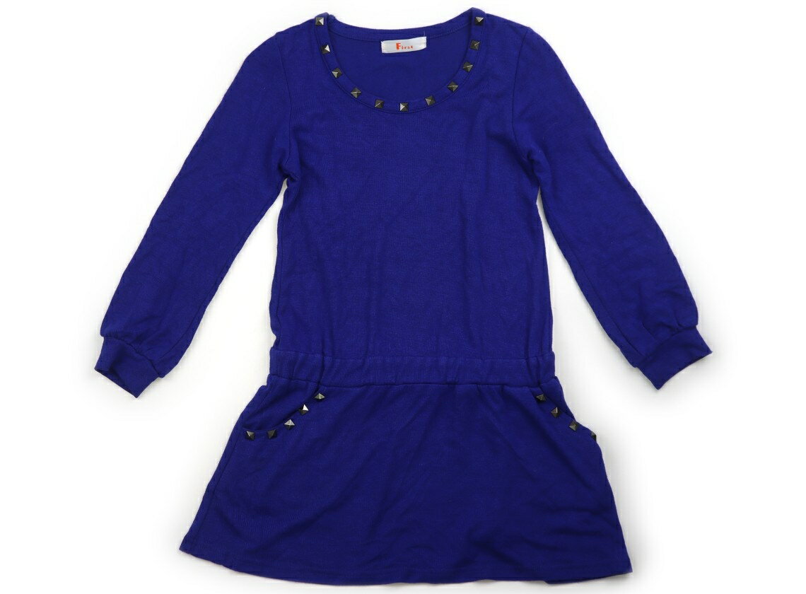 イングファースト INGNI First ワンピース 120 女の子 ロイヤルブルー・スタッズ 子供服 ベビー服 キッズ アウトレット ユーズド 【中古】キッズ・ベビー・マタニティ