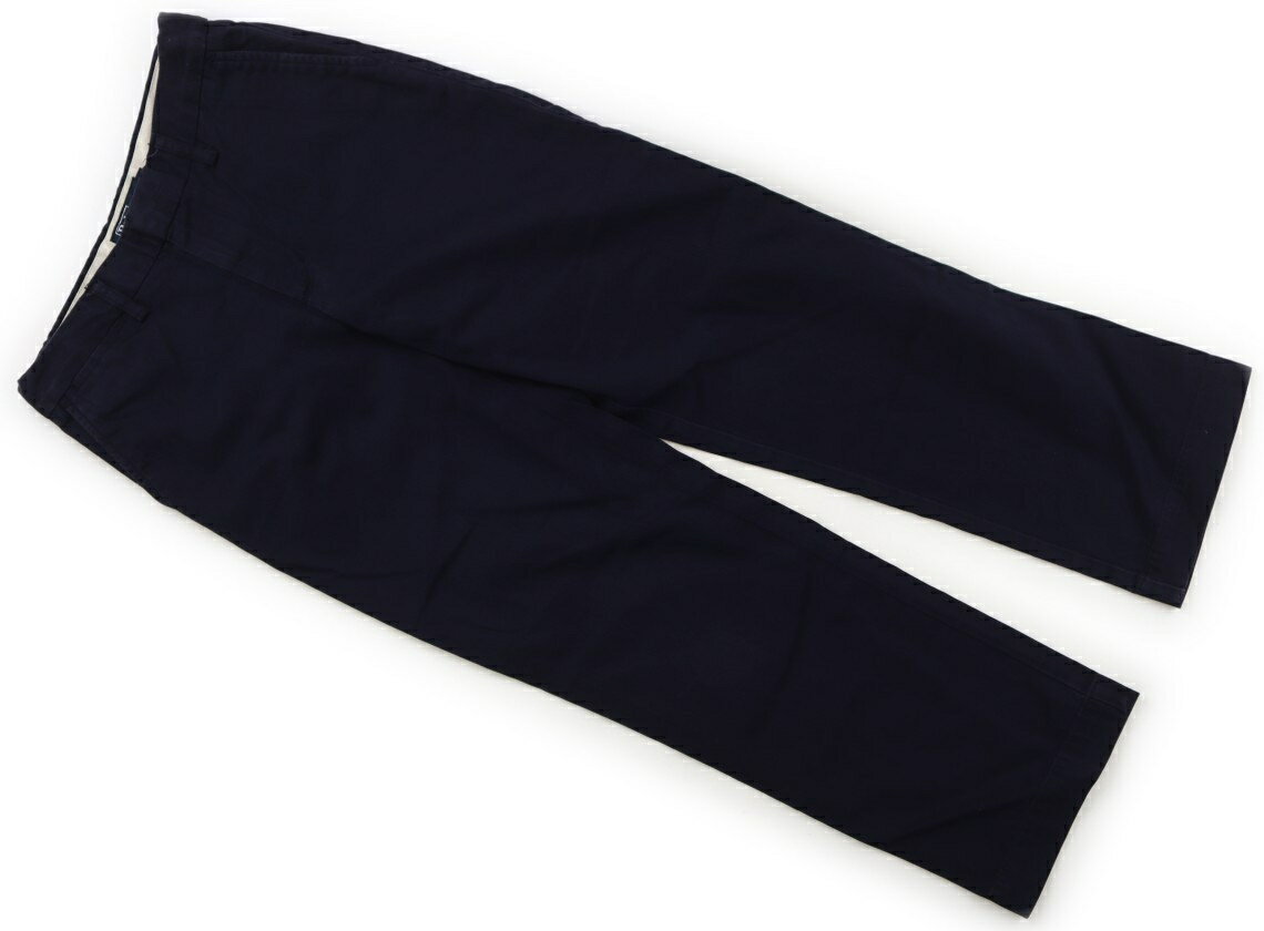 ポロラルフローレン POLO RALPH LAUREN チノパン 140 女の子 ネイビー 子供服 ベビー服 キッズ アウトレット ユーズド 【中古】キッズ・ベビー・マタニティ