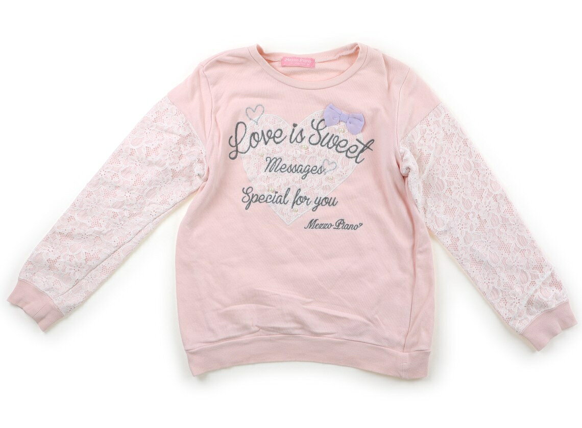 メゾピアノ mezzo piano トレーナー・プルオーバー 150 女の子 ピンク 子供服 ベビー服 キッズ アウトレット ユーズド 【中古】キッズ・ベビー・マタニティ
