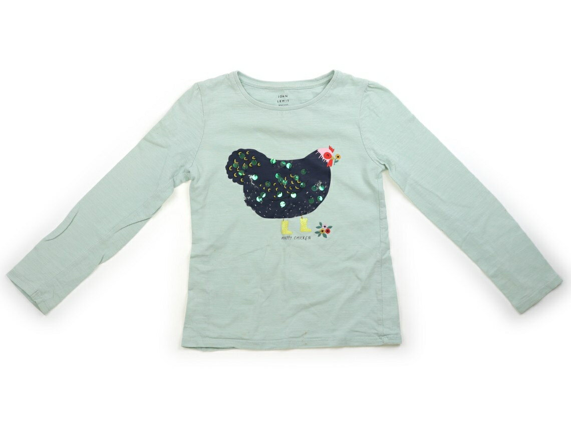 ジョン・ルイス・ベビー John Lewis baby Tシャツ・カットソー 140 女の子 ミントグリーン・鳥 子供服 ベビー服 キッズ アウトレット ユーズド 【中古】キッズ・ベビー・マタニティ