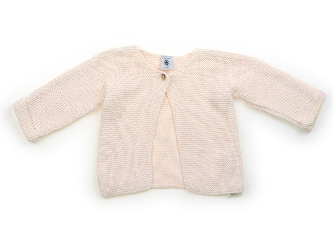 プチバトー PETIT BATEAU カーディガン 70 女の子 ピーチピンク 子供服 ベビー服 キッズ アウトレット ユーズド 【中古】キッズ・ベビー・マタニティ