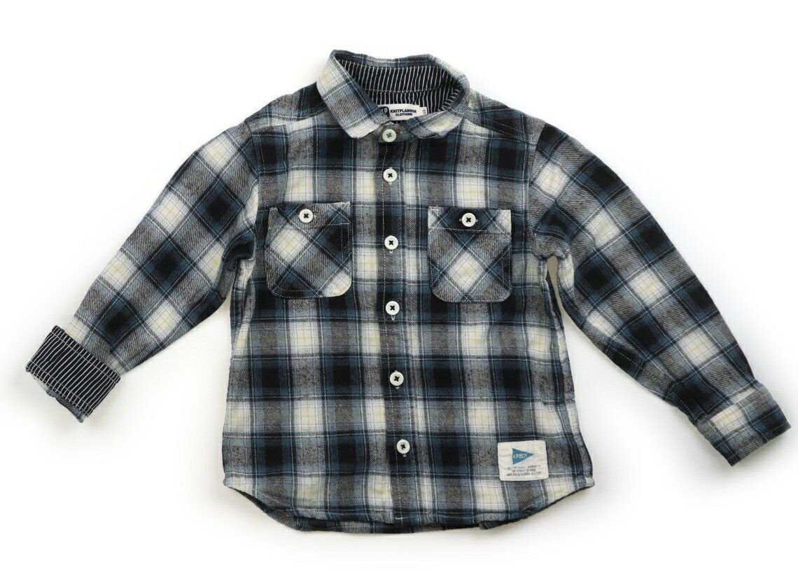 ニットプランナー（KP） Knit Planner(KP) シャツ・ブラウス 110 男の子 グレー、ターコイズブルー、黒..