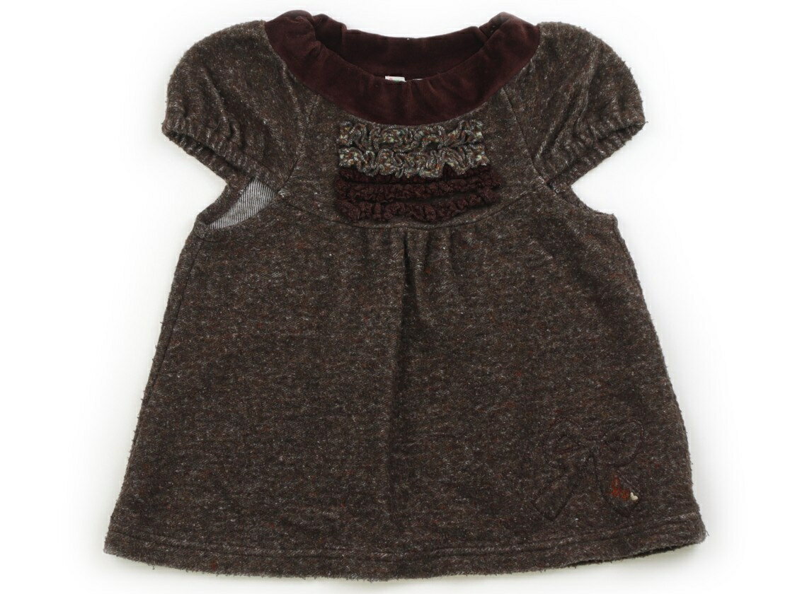 　ブランド 　Knit Planner(KP)(ニットプランナー（KP）) 　カテゴリー 　トレーナー・プルオーバー 　サイズ 　100サイズ 　色 　こげ茶 　状態 　★★ 　記名 　なし 　ジャンル 　Girl 全体に毛羽立ち毛玉あり。裏もけば立っています。襟ぐりにゴムが入っています。 ＊【状態】【サイズ】に関しての詳しい説明はこちら