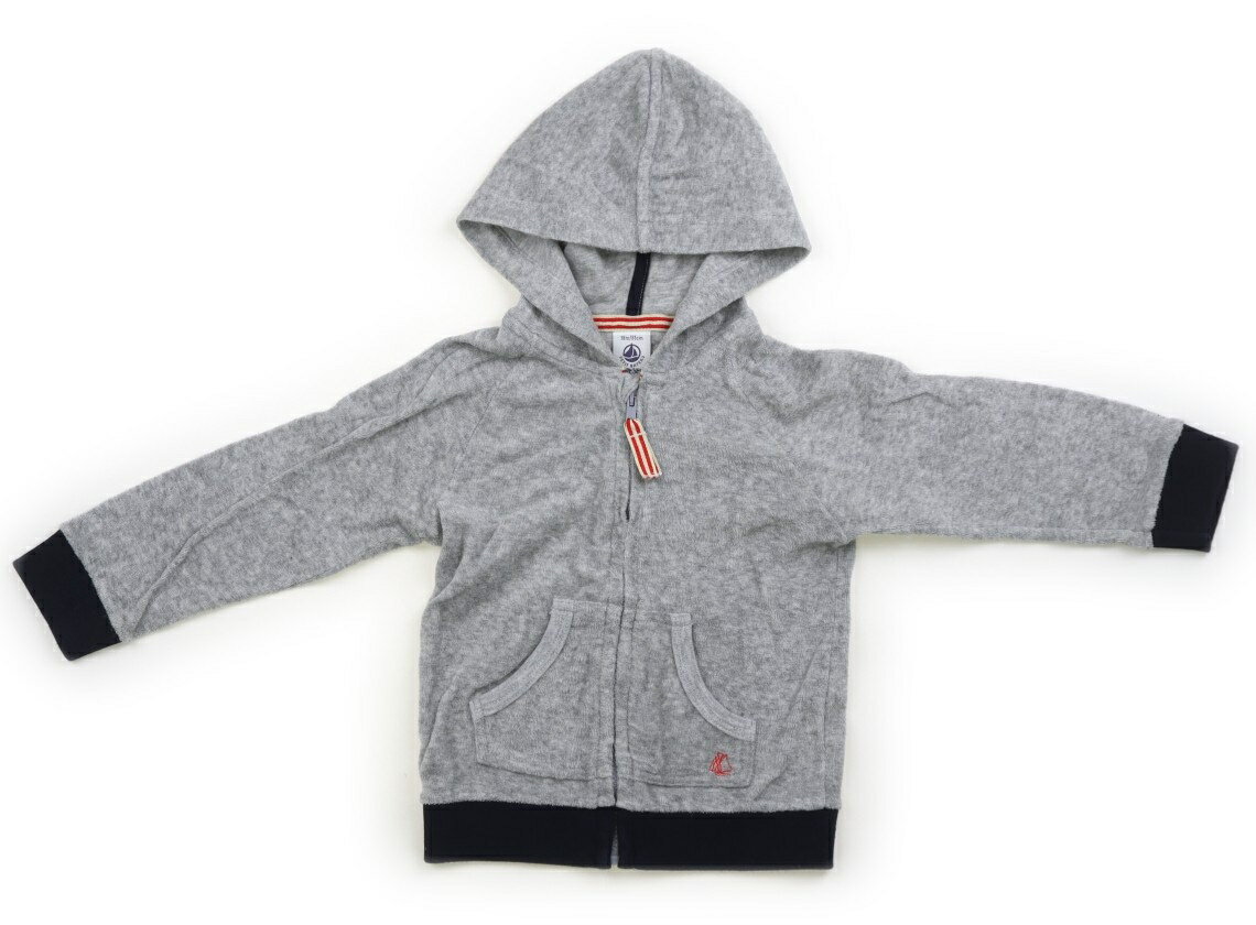 プチバトー PETIT BATEAU パーカー 80 男の子 グレー 子供服 ベビー服 キッズ アウトレット ユーズド 【中古】キッズ・ベビー・マタニティ