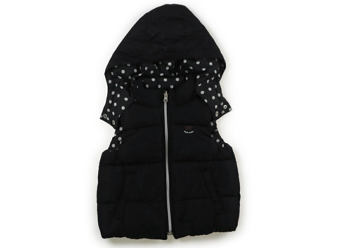 べべ BeBe ベスト 110 女の子 黒 子供服 ベビー服 キッズ アウトレット ユーズド 【中古】キッズ・ベビー・マタニティ