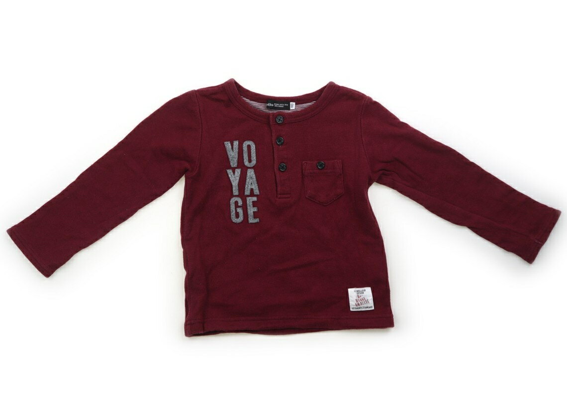　ブランド 　BeBe(べべ) 　カテゴリー 　Tシャツ・カットソー 　サイズ 　110サイズ 　色 　バーガンディ 　状態 　★★★ 　記名 　なし 　ジャンル 　Boy 接結ニットソー地。いくつかの油シミあり。全体的に毛羽立ちがあります。 ＊【状態】【サイズ】に関しての詳しい説明はこちら