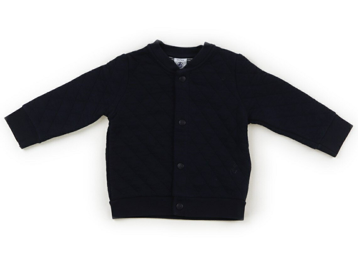 プチバトー PETIT BATEAU カーディガン 70 男の子 ネイビー 子供服 ベビー服 キッズ アウトレット ユーズド 【中古】キッズ・ベビー・マタニティ