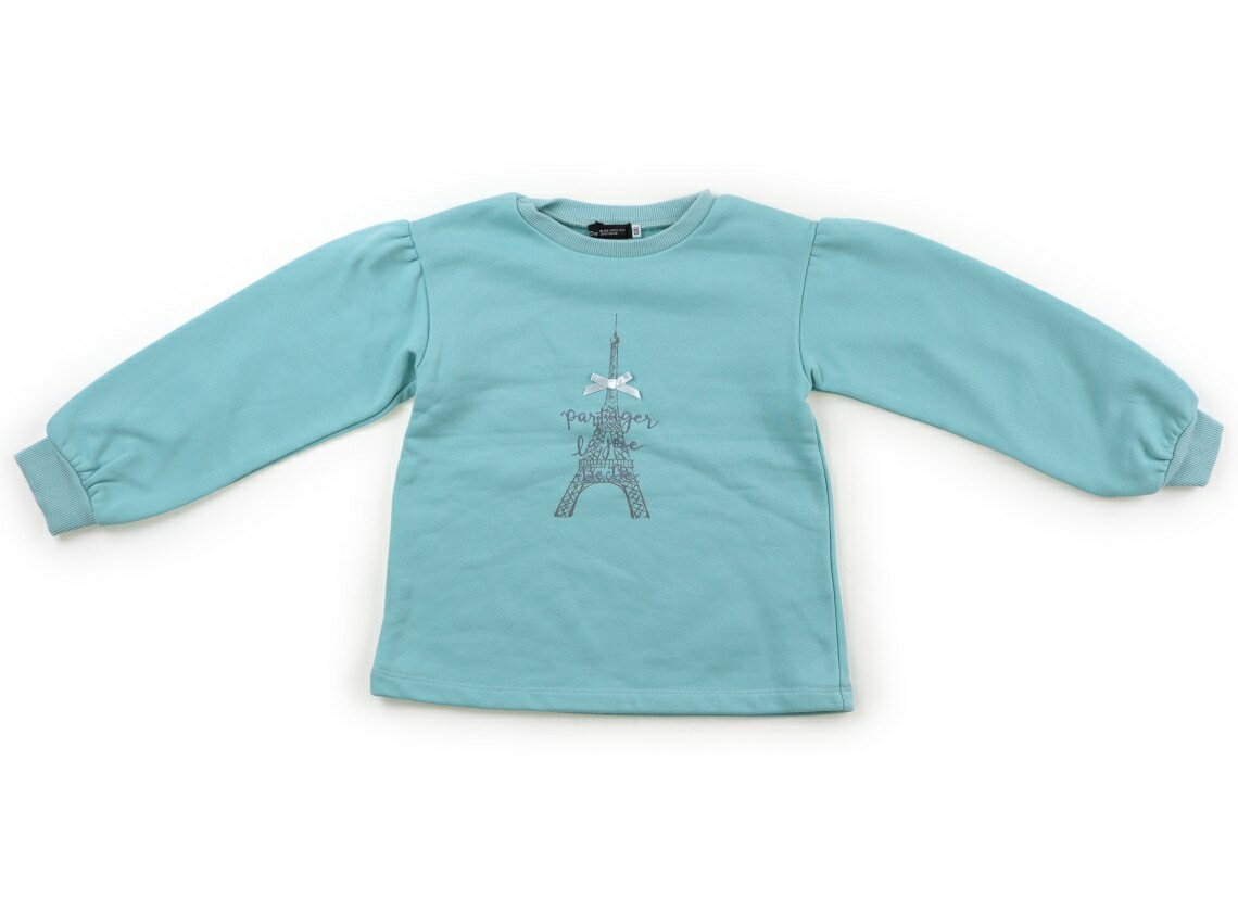 　ブランド 　BeBe(べべ) 　カテゴリー 　トレーナー・プルオーバー 　サイズ 　120サイズ 　色 　ミントブルー 　状態 　★★★★ 　記名 　なし 　ジャンル 　Girl 裏毛トレーナー地。目立った汚れのない良品です。 ＊【状態】【サイズ】に関しての詳しい説明はこちら