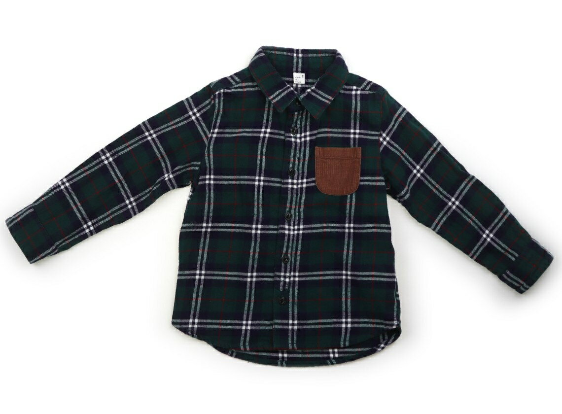 　ブランド 　apres les cours(アプレレクール) 　カテゴリー 　シャツ・ブラウス 　サイズ 　110サイズ 　色 　ダークグリーン・ネイビー・チェック 　状態 　★★★ 　記名 　なし 　ジャンル 　Boy コットンの起毛素材。毛羽立ち・白っぽさがありますがまだお使いいただけそうです。 ＊【状態】【サイズ】に関しての詳しい説明はこちら