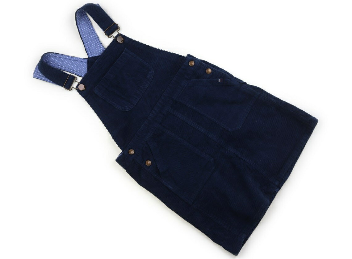 ビームス BEAMS ジャンパースカート 140 女の子 ネイビー 子供服 ベビー服 キッズ アウトレット ユーズド 【中古】キッズ・ベビー・マタニティ