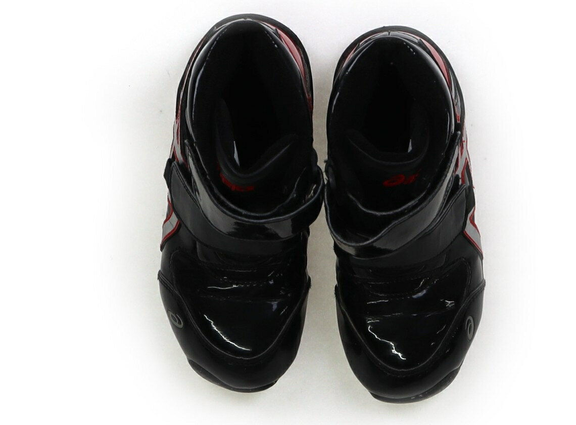 アシックス Asics スニーカー 靴19cm〜 男の子 ブラック・シルバー・レッド 子供服 ベビー服 キッズ アウトレット ユーズド 【中古】キッズ・ベビー・マタニティ
