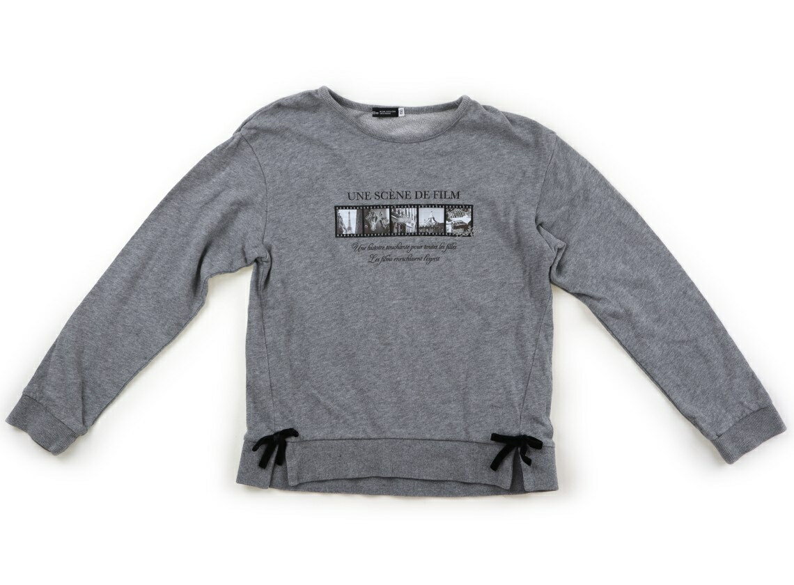 　ブランド 　BeBe(べべ) 　カテゴリー 　トレーナー・プルオーバー 　サイズ 　150サイズ 　色 　グレー 　状態 　★★★ 　記名 　なし 　ジャンル 　Girl 裏毛トレーナー地。毛羽立ち・洗いざらし感があります。 ＊【状態】【サイズ】に関しての詳しい説明はこちら