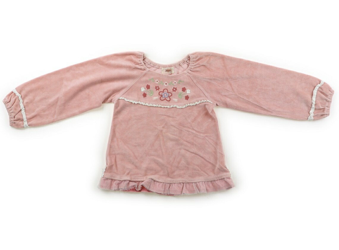 　ブランド 　Souris(スーリー) 　カテゴリー 　トレーナー・プルオーバー 　サイズ 　120サイズ 　色 　ピンク 　状態 　★★★ 　記名 　なし 　ジャンル 　Girl パイルベロア素材。袖口が薄く汚れています。内側に毛羽立ちがあります。 ＊【状態】【サイズ】に関しての詳しい説明はこちら