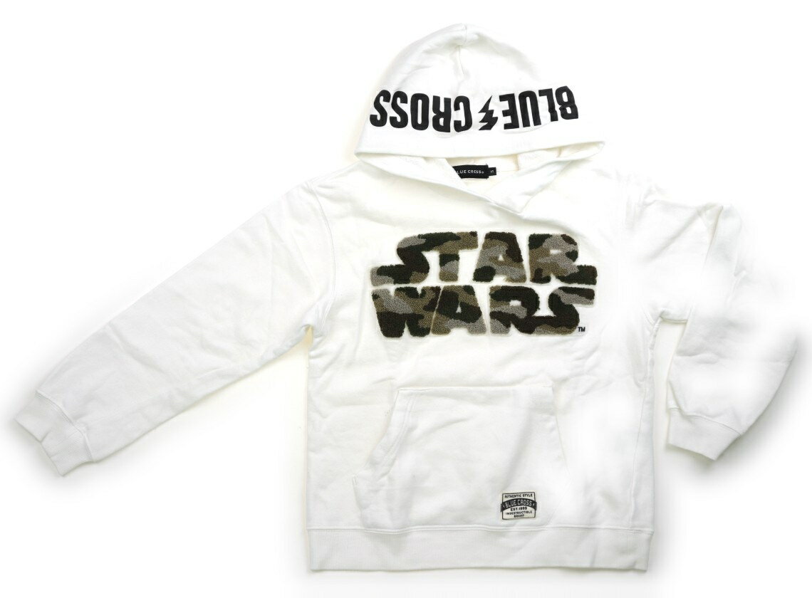 ブルークロス BLUE CROSS パーカー 140 男の子 ホワイト・スターウォーズ 子供服 ベビー服 キッズ アウトレット ユーズド 【中古】キッズ・ベビー・マタニティ