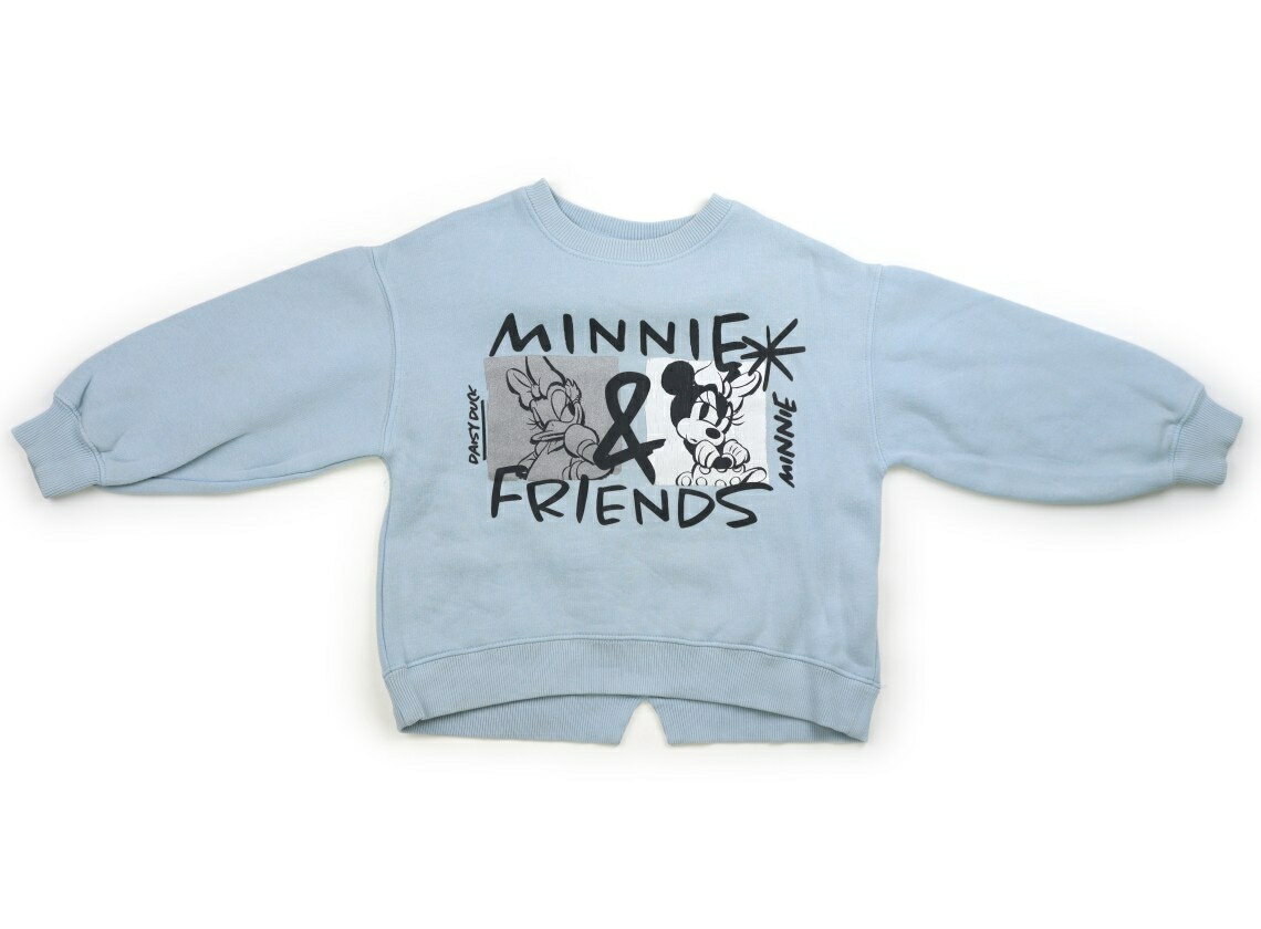 　ブランド 　ZARA(ザラ) 　カテゴリー 　トレーナー・プルオーバー 　サイズ 　120サイズ 　色 　サックス・ミニー 　状態 　★★★ 　記名 　なし 　ジャンル 　Girl ディズニーコラボ商品です。裏毛素材。プリントが劣化で少しひび割れています。袖に小さなシミが複数あります。裏に毛玉、表に色あせがありますが、まだお使いいただけそうです。 ＊【状態】【サイズ】に関しての詳しい説明はこちら