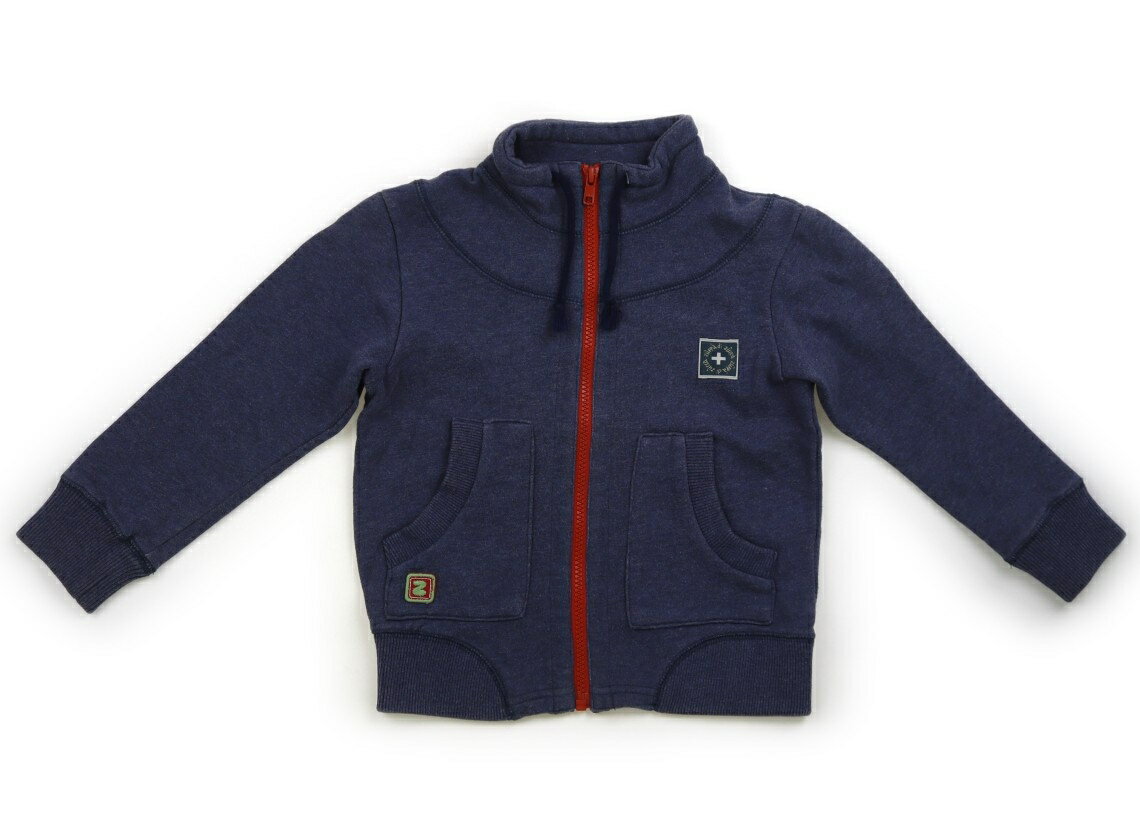 ズッパディズッカ Zuppa di Zucca ジップアップトレーナー 110 男の子 ネイビー 子供服 ベビー服 キッズ アウトレット ユーズド 【中古】キッズ・ベビー・マタニティ