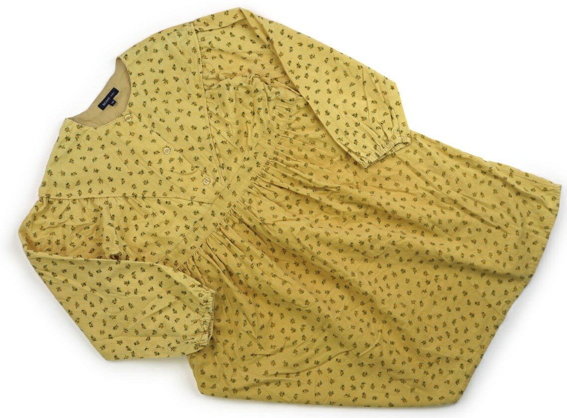 ビームス BEAMS ワンピース 140 女の子 レモン系・お花柄 子供服 ベビー服 キッズ アウトレット ユーズド 【中古】キッズ・ベビー・マタニティ