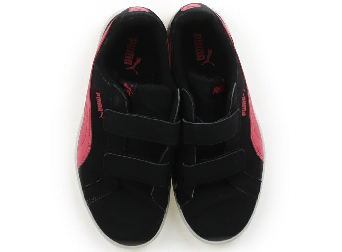 プーマ PUMA スニーカー 靴20cm〜 女の子 黒・ピンク 子供服 ベビー服 キッズ アウトレット ユーズド 【中古】キッズ・ベビー・マタニティ