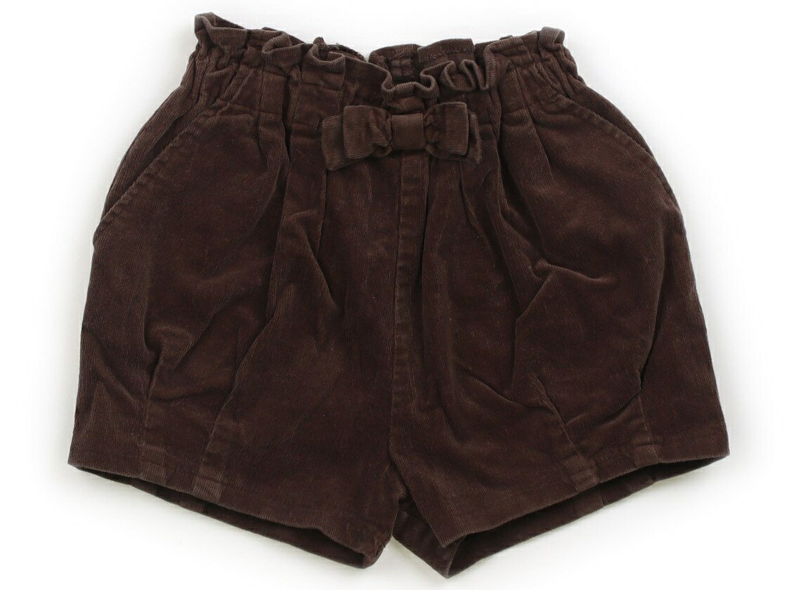 プティマイン petit main ショートパンツ 120 女の子 ブラウン 子供服 ベビー服 キッズ アウトレット ユーズド 【中古】キッズ・ベビー・マタニティ
