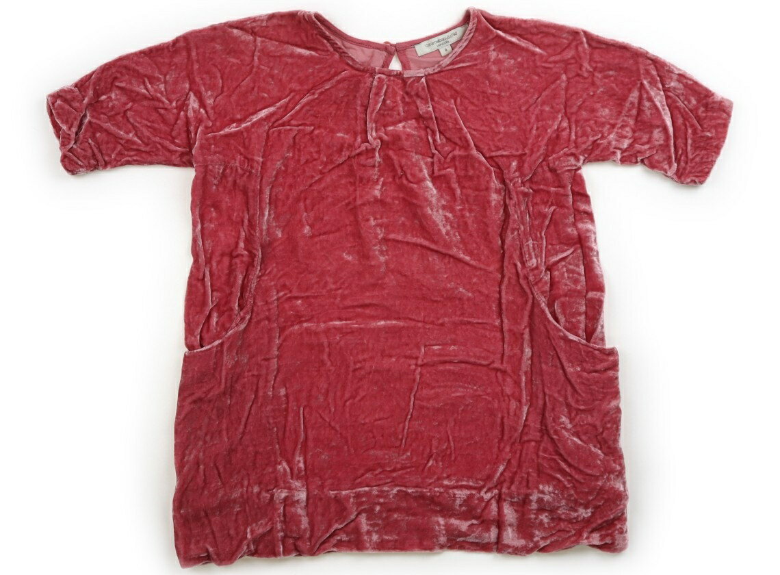 キャラメルベビー＆チャイルド Caramel Baby & Child チュニック 110 女の子 ダークピンク 子供服 ベビー服 キッズ アウトレット ユーズド 【中古】キッズ・ベビー・マタニティ