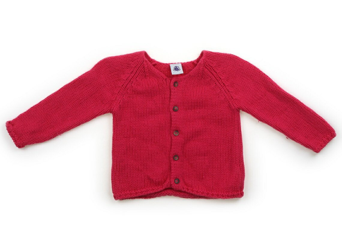 プチバトー PETIT BATEAU カーディガン 70 女の子 マゼンダピンク 子供服 ベビー服 キッズ アウトレット ユーズド 【中古】キッズ・ベビー・マタニティ
