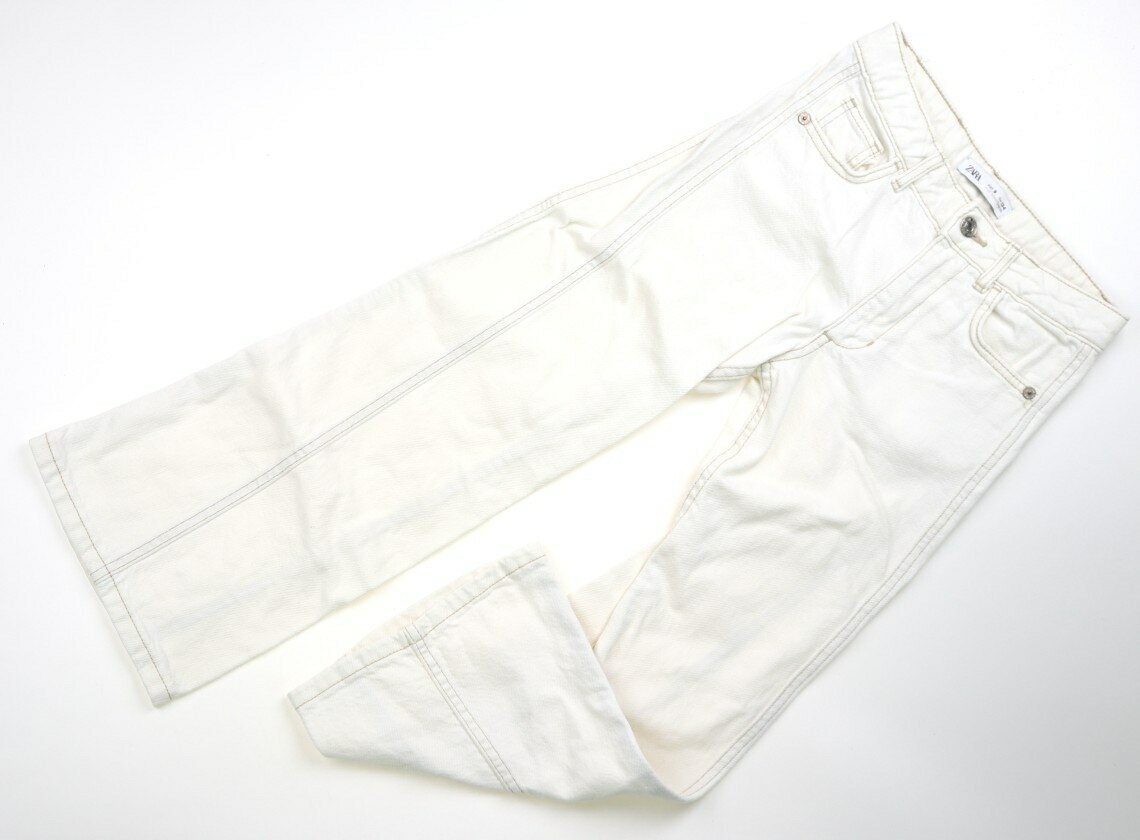 ザラ ZARA パンツ 130 男の子 白 子供服 ベビー服 キッズ アウトレット ユーズド 【中古】キッズ・ベビ..