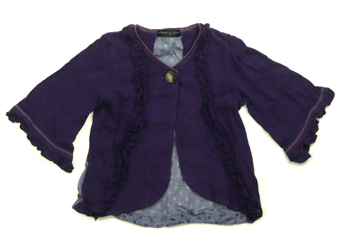 ズッパディズッカ Zuppa di Zucca カーディガン 100 女の子 パープル 子供服 ベビ...
