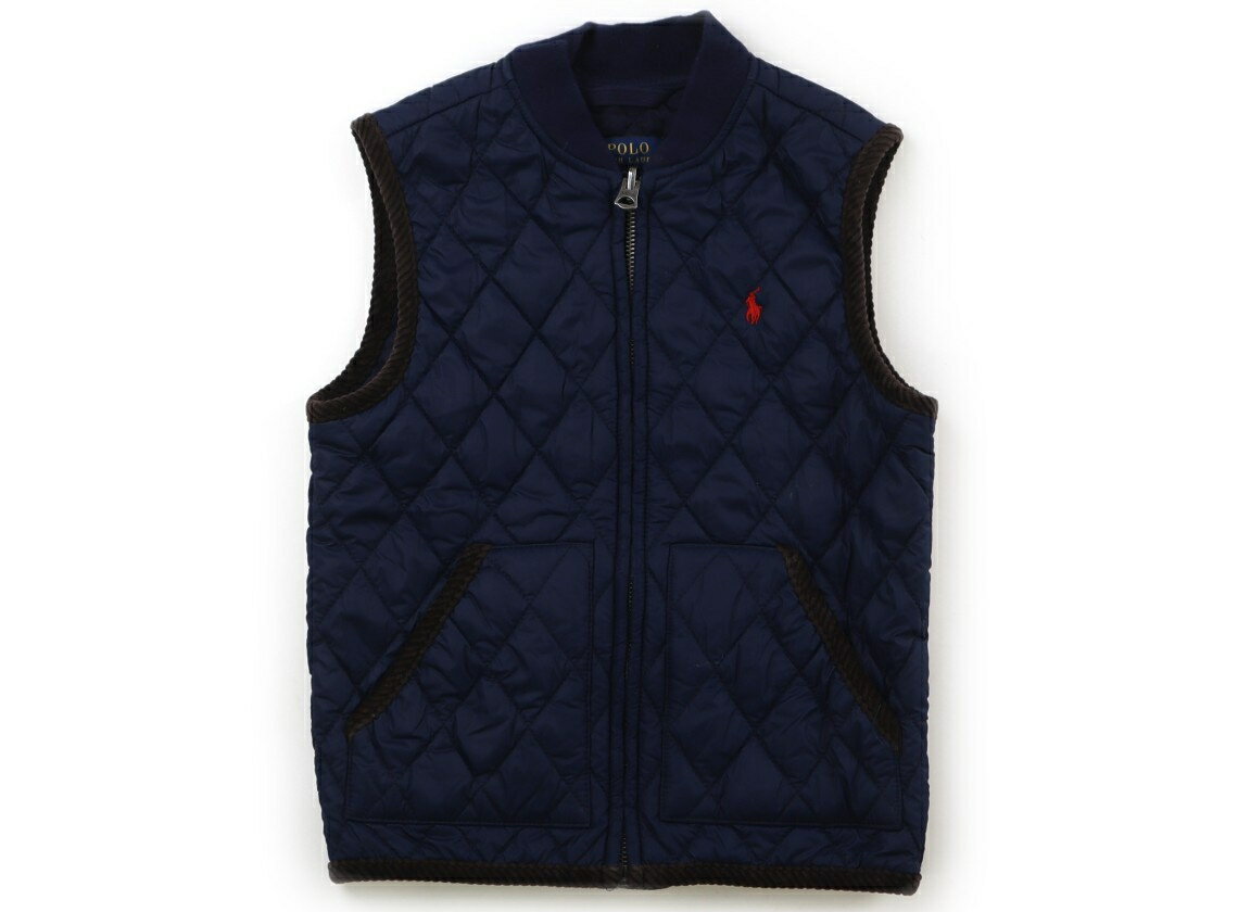 ポロラルフローレン POLO RALPH LAUREN ベスト 120 男の子 ネイビー 子供服 ベビー服 キッズ アウトレット ユーズド 【中古】キッズ・ベビー・マタニティ