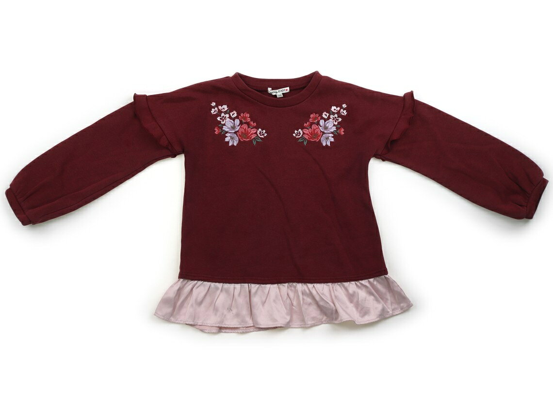 　ブランド 　anyFAM(エニィファム) 　カテゴリー 　トレーナー・プルオーバー 　サイズ 　130サイズ 　色 　ワインレッド、ピンク、花の刺繍 　状態 　★★ 　記名 　なし 　ジャンル 　Girl 裏起毛。右袖に大きいシミがあり、胸やお腹に薄いシミが複数あり、全体的に毛羽立ちが見られますが、普段使いにいかがでしょうか。 ＊【状態】【サイズ】に関しての詳しい説明はこちら