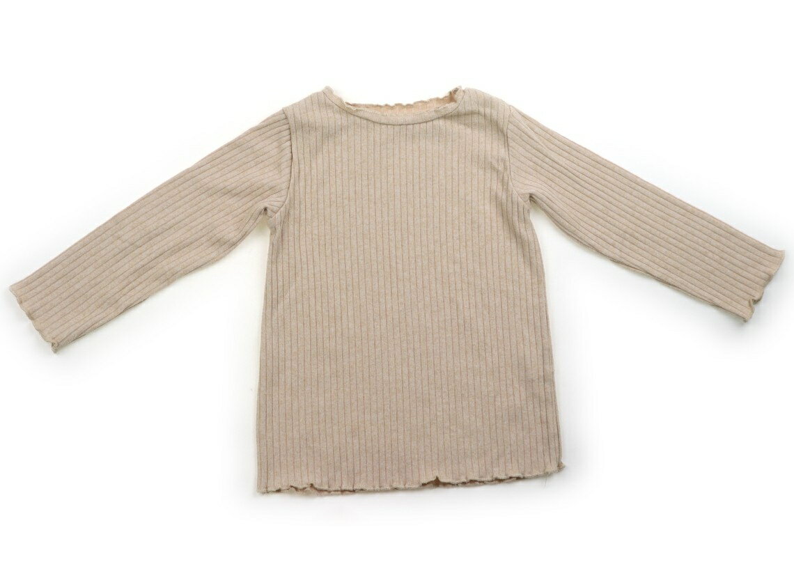 ザラ ZARA Tシャツ・カットソー 100 女の子 ベージュ系 子供服 ベビー服 キッズ アウトレット ユーズド 【中古】キッズ・ベビー・マタニティ