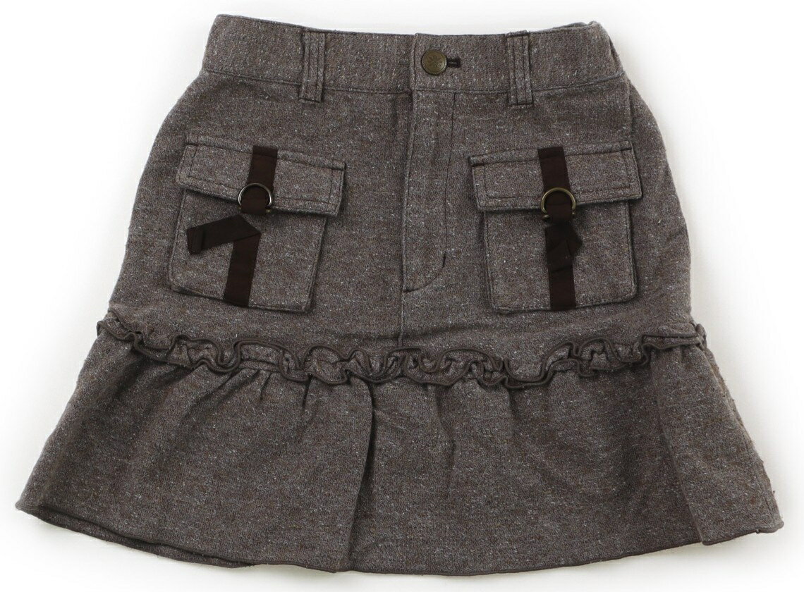 コムサデモード COMME CA DU MODE スカート 120 女の子 薄茶 子供服 ベビー服 キッズ アウトレット ユーズド 【中古】キッズ・ベビー・マタニティ