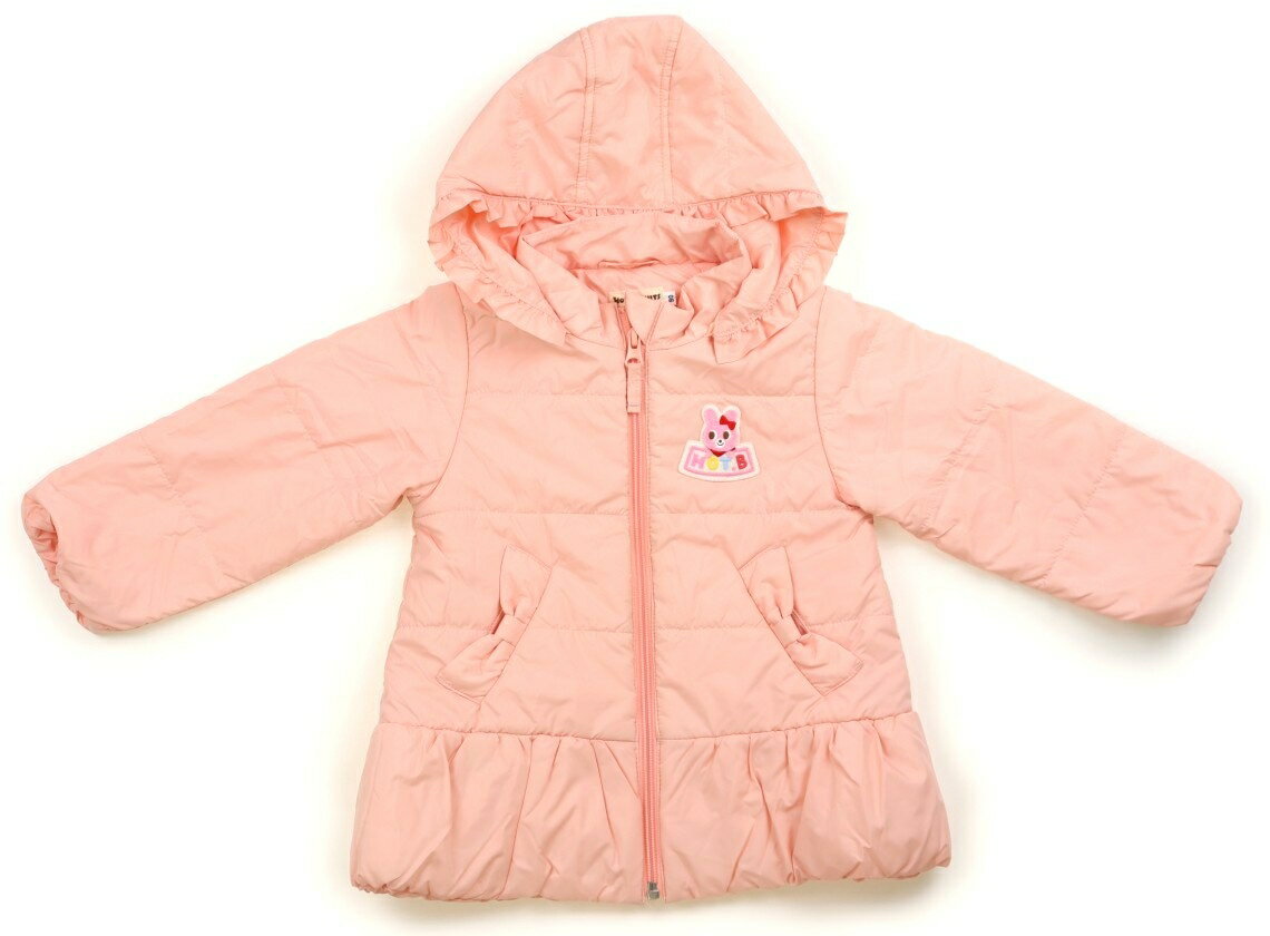 　ブランド 　Hot Biscuits(ホットビスケッツ) 　カテゴリー 　コート・ジャンパー 　サイズ 　90サイズ 　色 　サーモンピンク 　状態 　★★★ 　記名 　なし 　ジャンル 　Girl 表地・裏地・中綿すべてポリエステル素材...