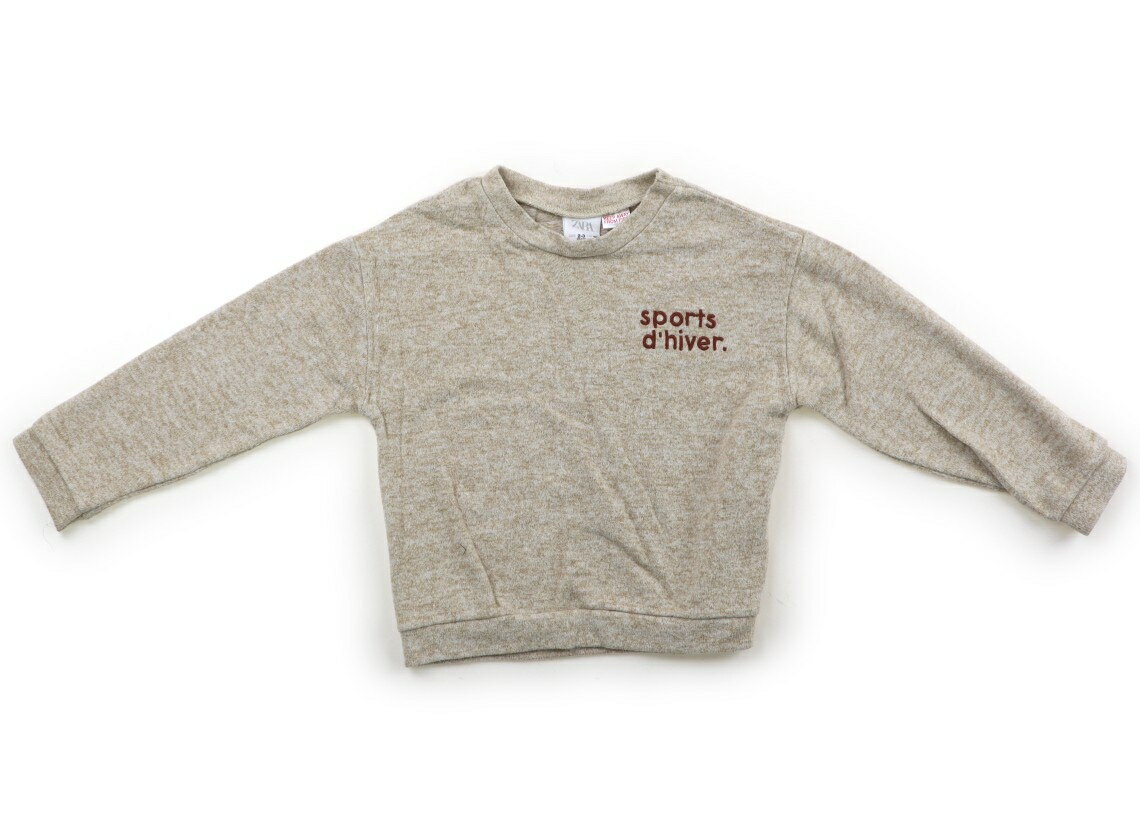 ザラ ZARA Tシャツ・カットソー 95 女の子 ベージュ 子供服 ベビー服 キッズ アウトレット ユーズド 【中古】キッズ・ベビー・マタニティ