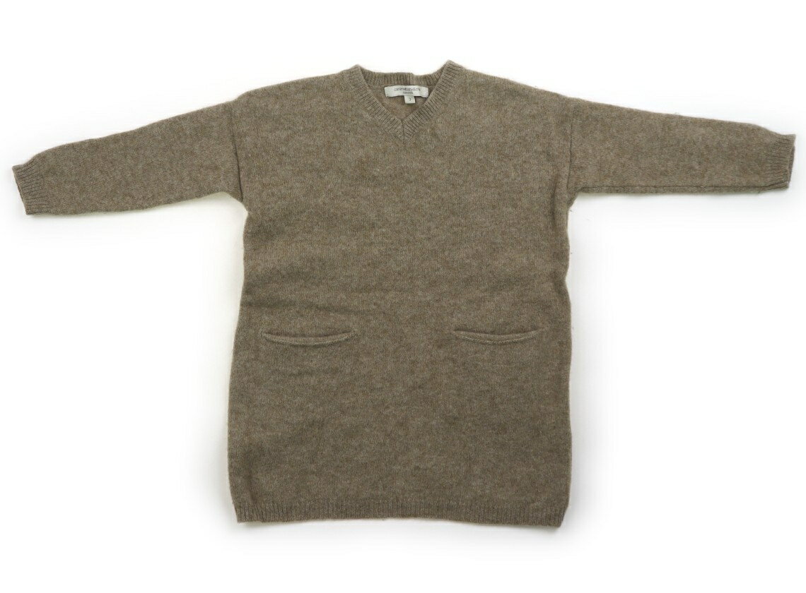 キャラメルベビー＆チャイルド Caramel Baby & Child チュニック 100 女の子 ベージュ 子供服 ベビー服 キッズ アウトレット ユーズド 【中古】キッズ・ベビー・マタニティ