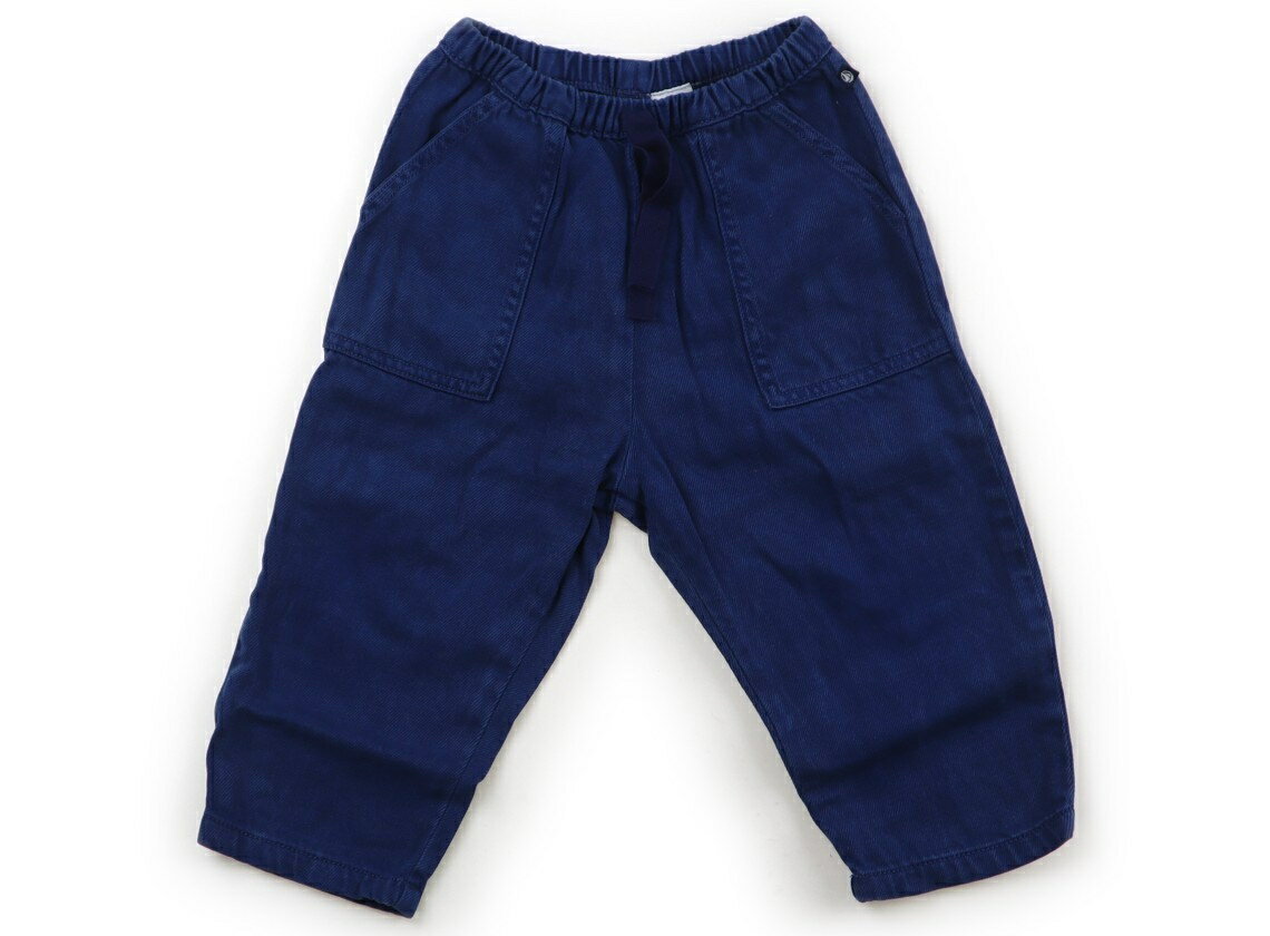 プチバトー PETIT BATEAU パンツ 80 男の子 青 子供服 ベビー服 キッズ アウトレット ユーズド 【中古】キッズ・ベビー・マタニティ