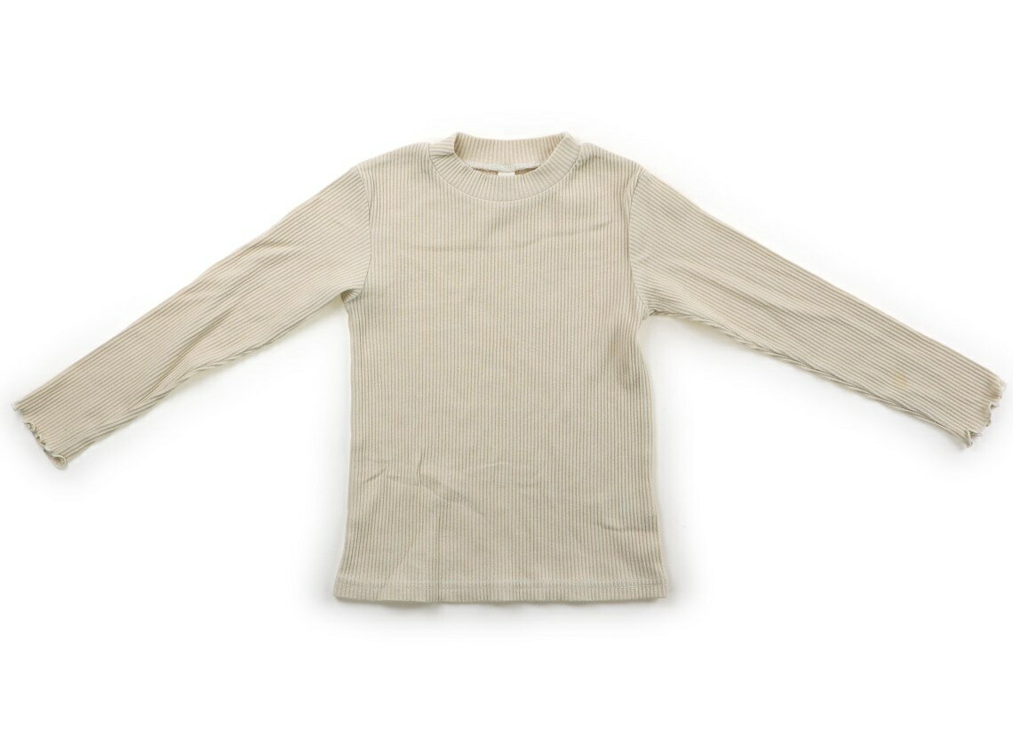 Rakuten - アプレレクール apres les cours Tシャツ・カットソー 120 女の子 ベージュ 子供服 ベビー服 キッズ アウトレット ユーズド 【中古】キッズ・ベビー・マタニティ