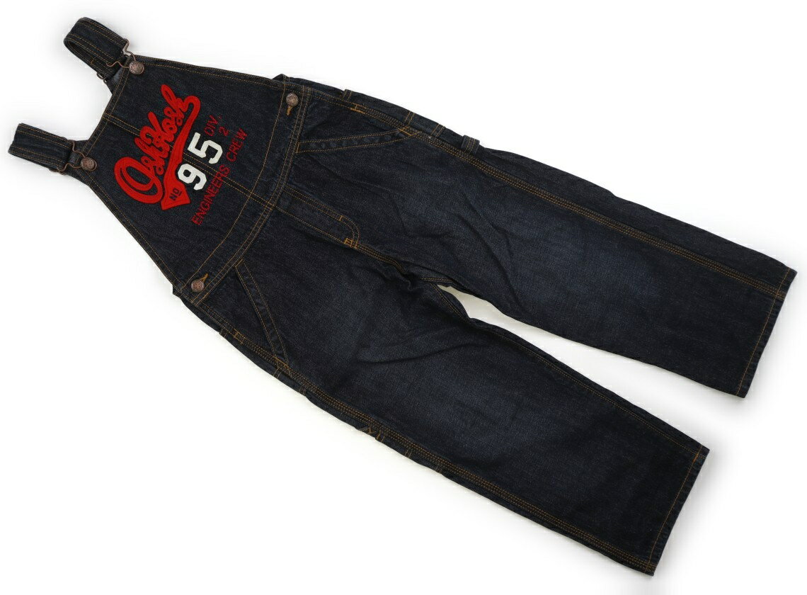 オシュコシュ OSHKOSH オーバーオール 120 男の子 インディゴブルー、赤 子供服 ベビー服 キッズ アウトレット ユーズド 【中古】キッズ・ベビー・マタニティ